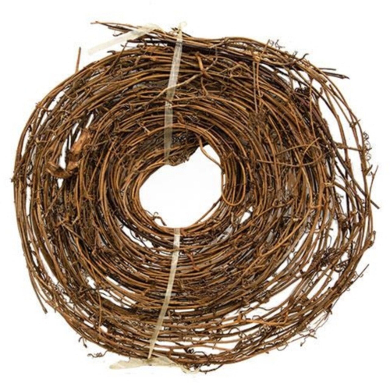 15ft Brown Twig and Grapevine Garland for Rustic Decor, Crafts, and Outdoor Charm